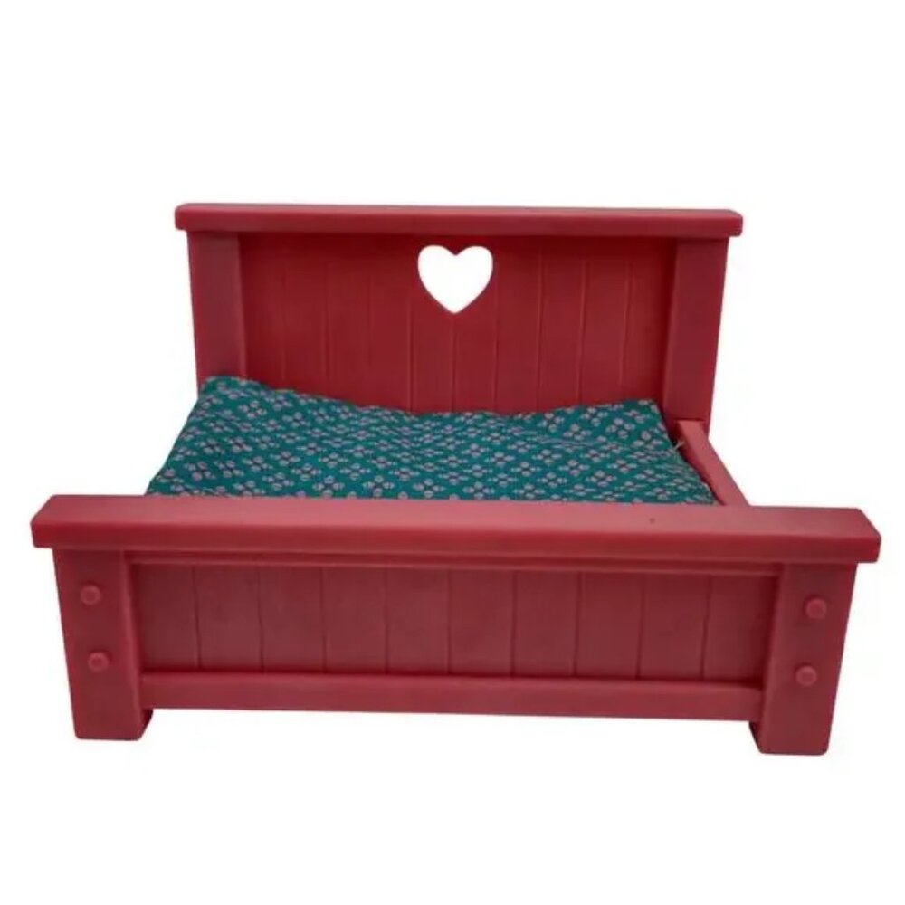 Li'l Woodzeez Honeysuckle Hillside Cottage Pink Bed with Mattress